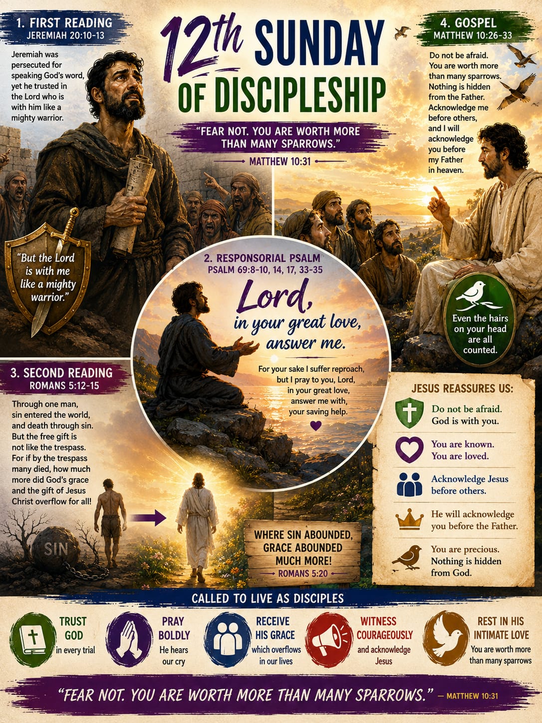 12th Sunday of Discipleship year A